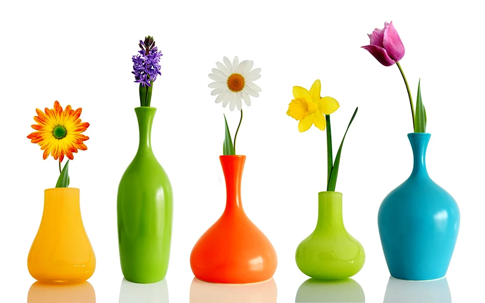 Vase mit Blumen