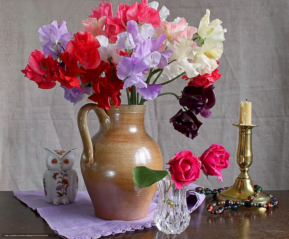 Vase mit Blume