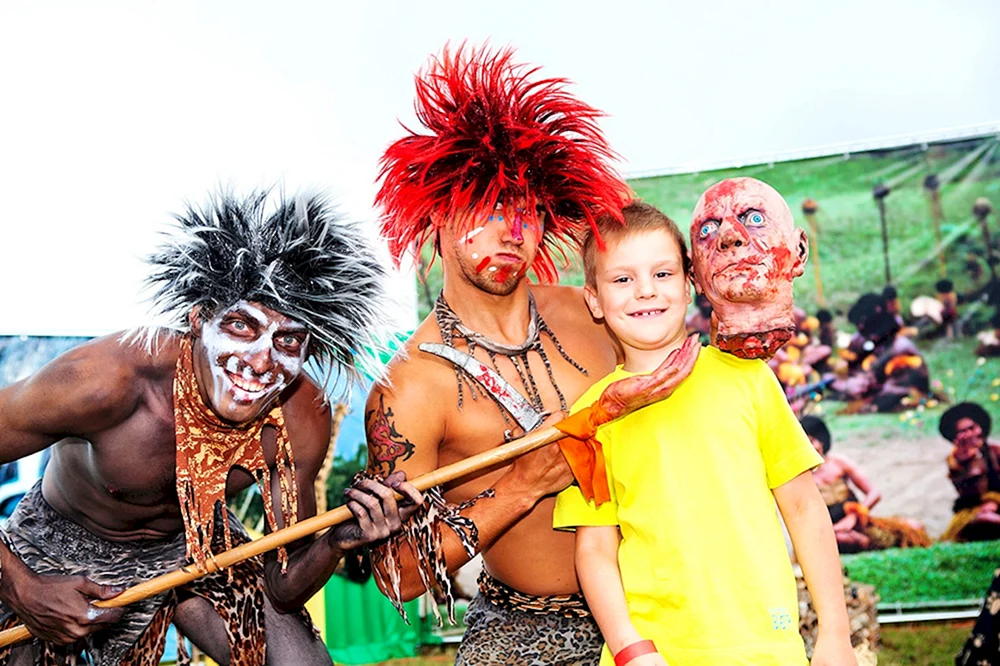 Party im Indianerstil
