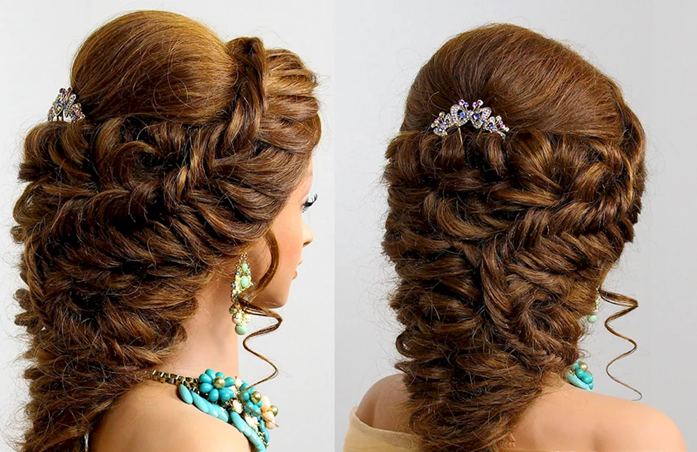 Abendfrisuren für lange Haare