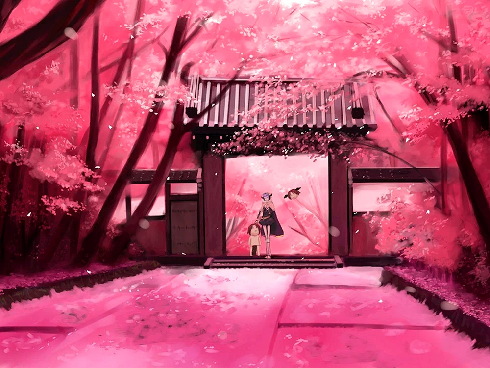 Immerblühender Sakura Anime