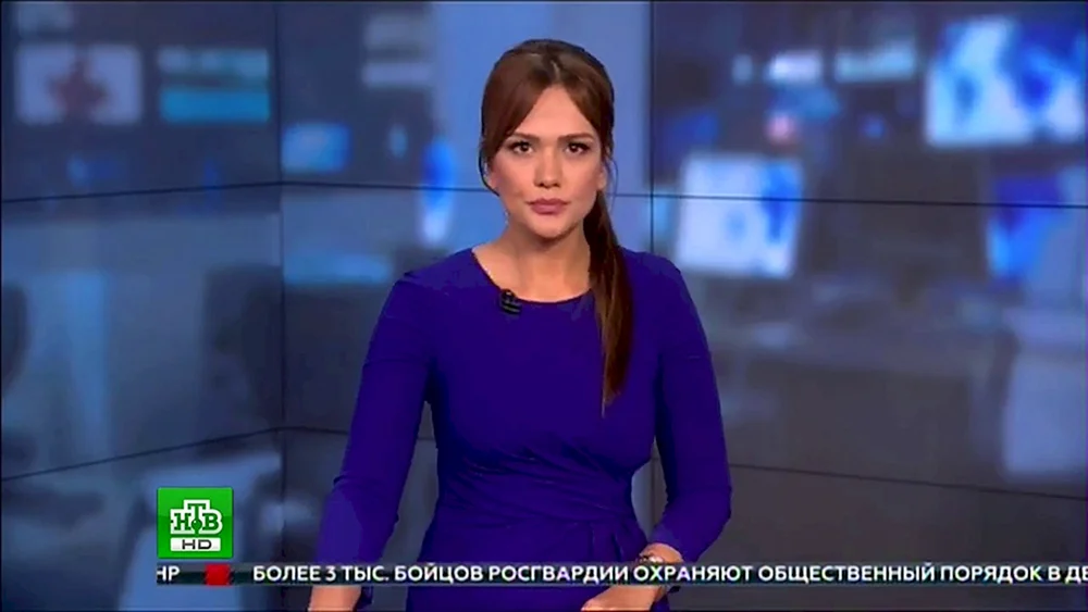 NTV-Moderatorin Valeria Gavrilovskaya