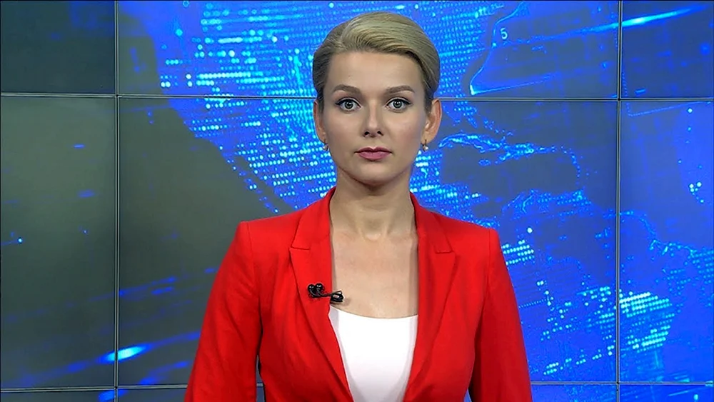 Russland 24 Moderatorin Olga Bashmarova