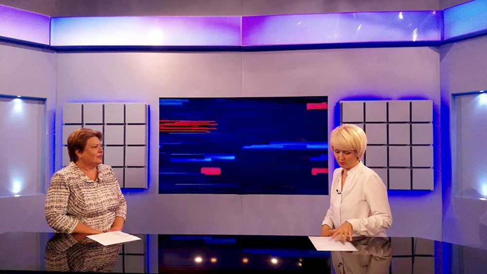 Russland 24 Moderatorin Olga Bashmarova