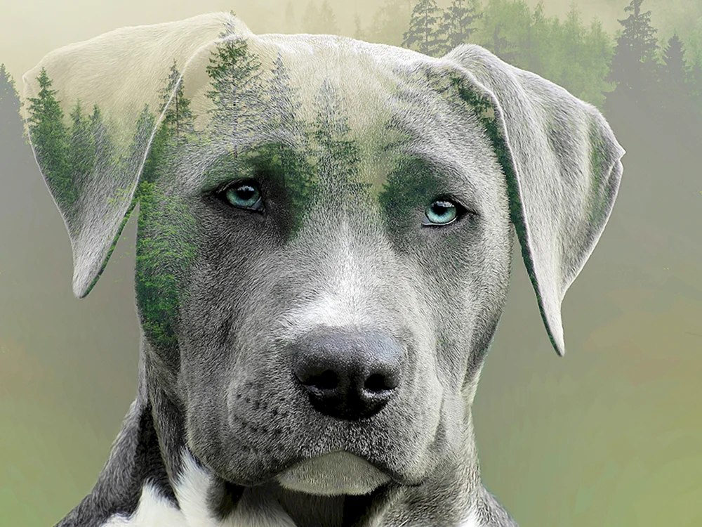 Weimaraner Labrador