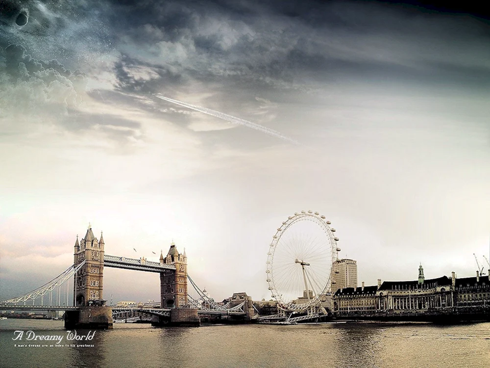 Big Ben UK nebliges Albion