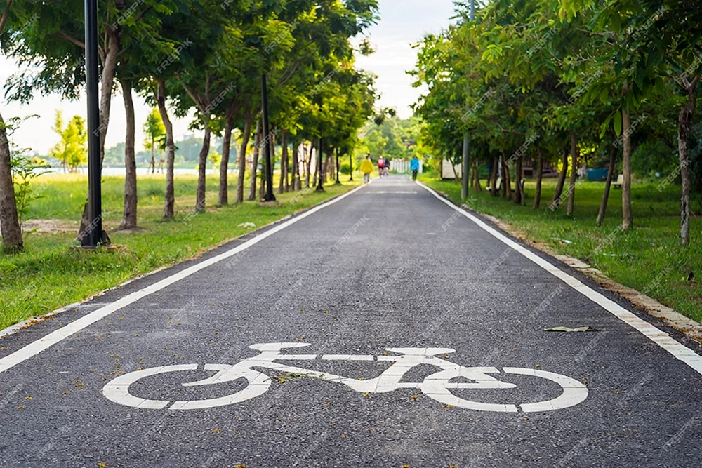Gaspra Fahrradspuren