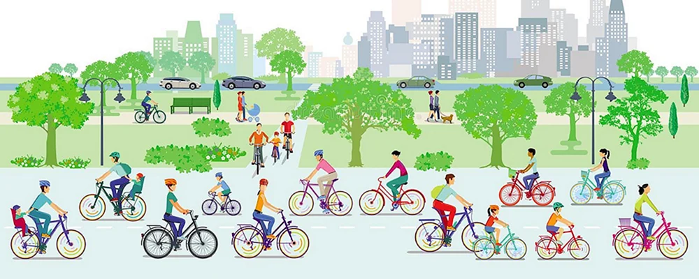 Fahrradhintergrund