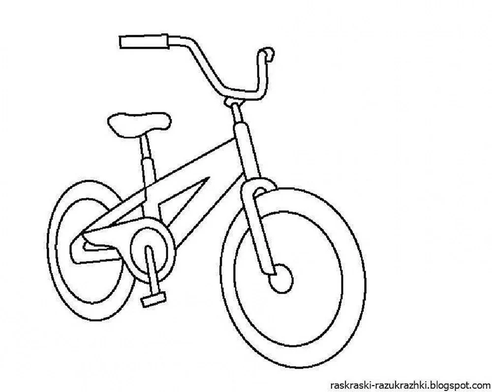 Fahrrad ausmalen