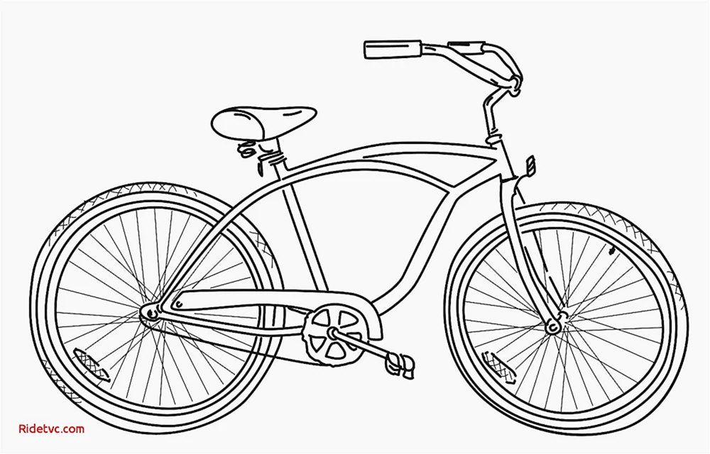 Fahrrad ausmalen