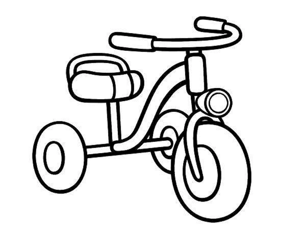 Fahrrad zum Ausmalen
