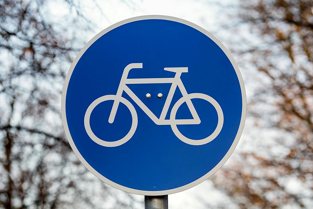 Fahrradweg-Beschilderung