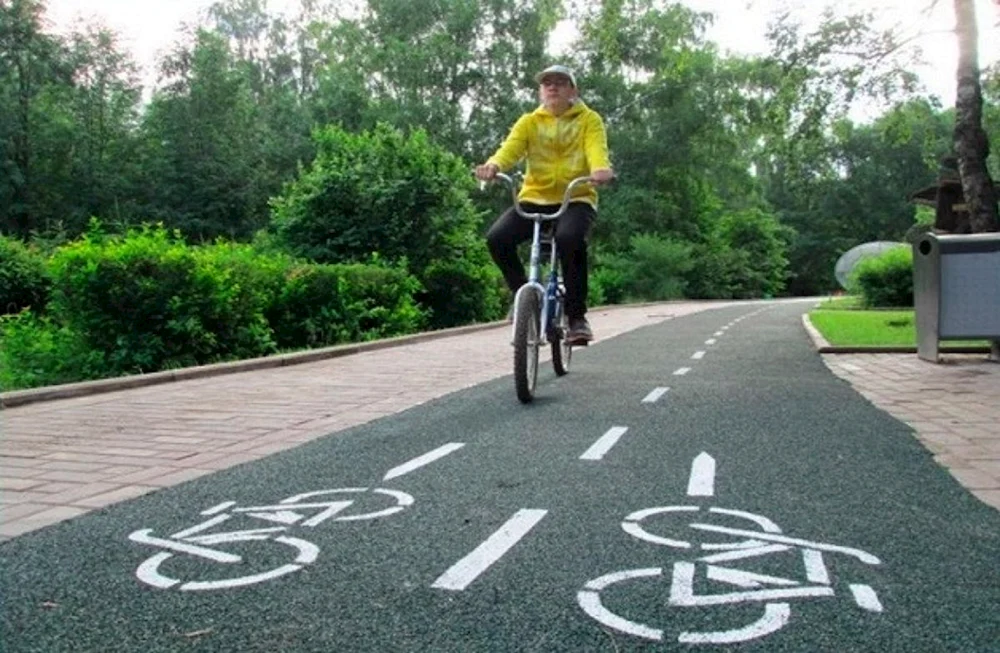 Fahrradweg-Beschilderung