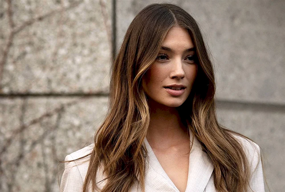 Balayage Shatush Balayage für dunkles langes Haar