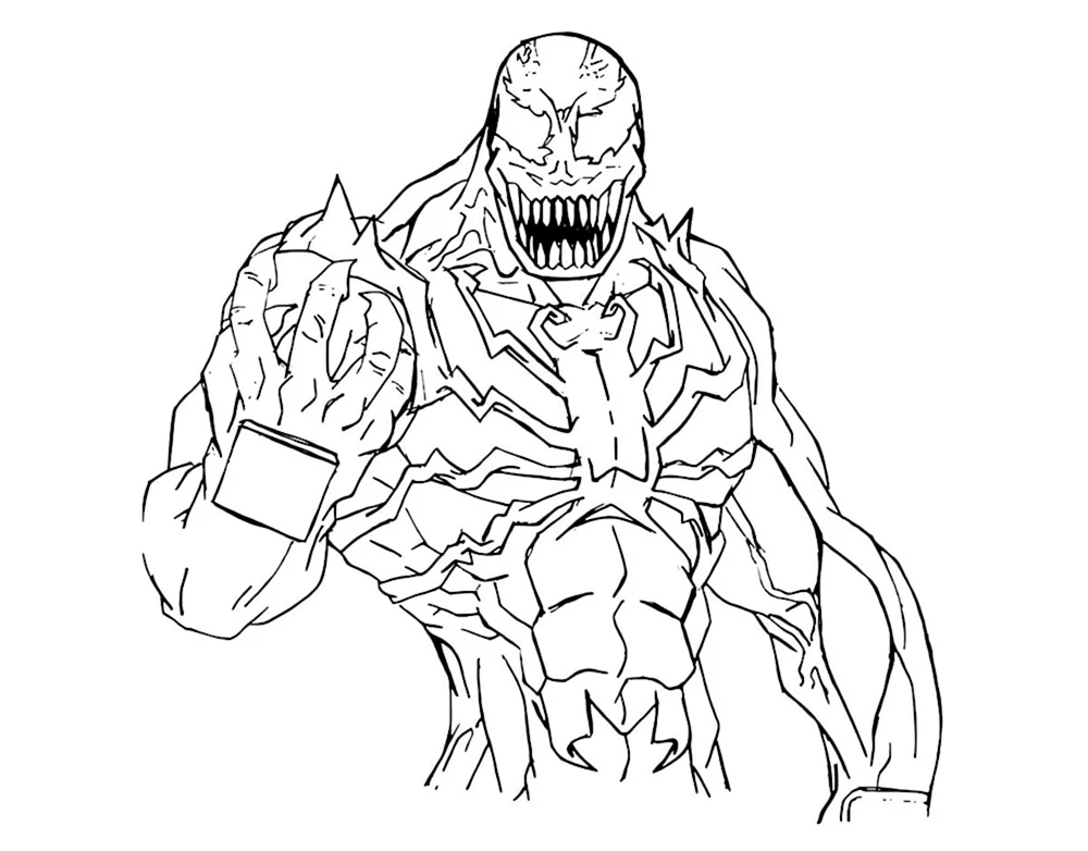 Malbuch von Venom und Carnage