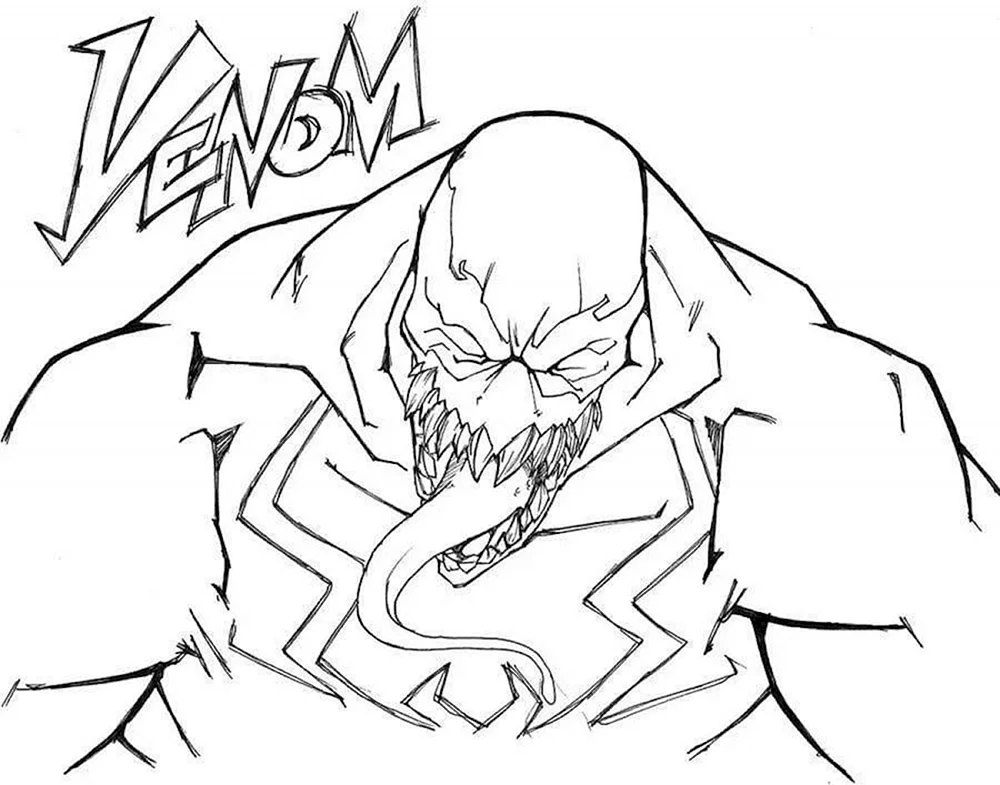 Malbuch von Venom 2