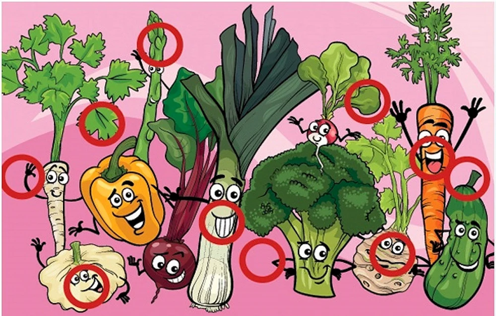Obst und Gemüse für den Kindergarten