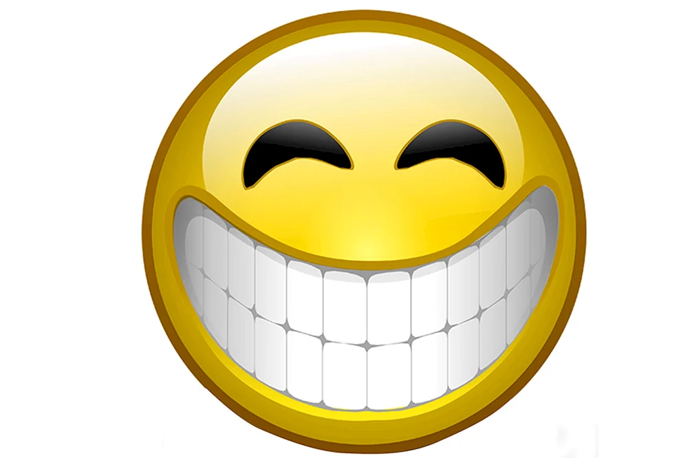 Überraschtes Emoticon