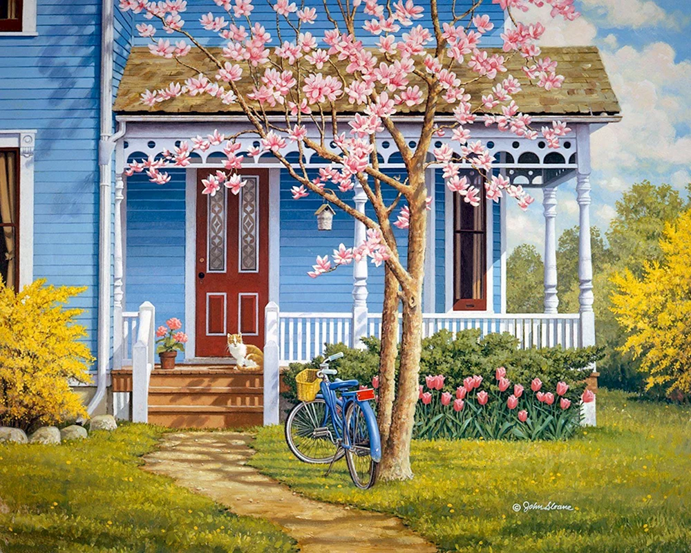 Frühlingsdorf John Sloane.