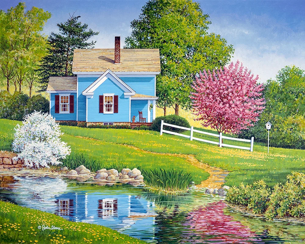 Frühlingsdorf John Sloane