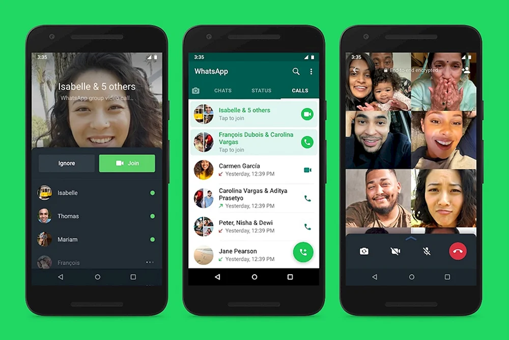 Videoanruf auf WhatsApp