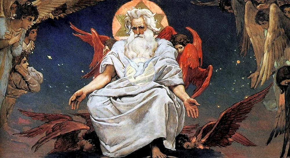 Viktor Mikhailovich Vasnetsov Gott der Heerscharen