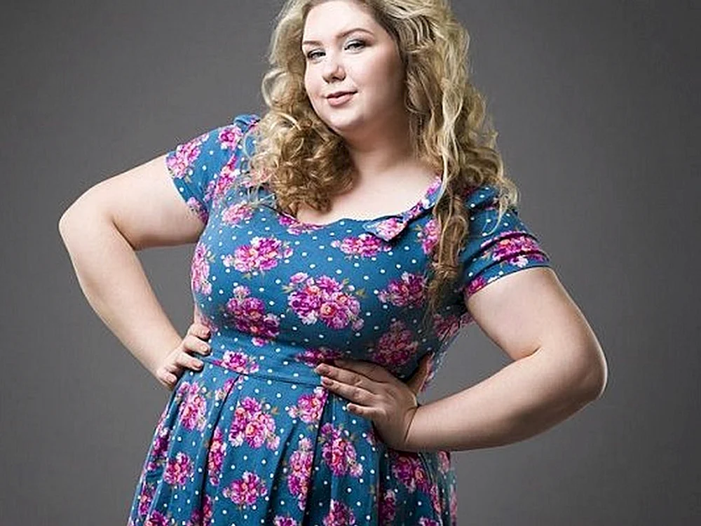 Frau im Kleid
