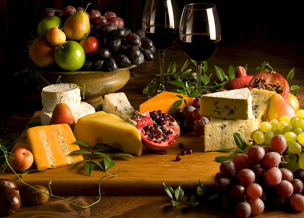Wein und Käse