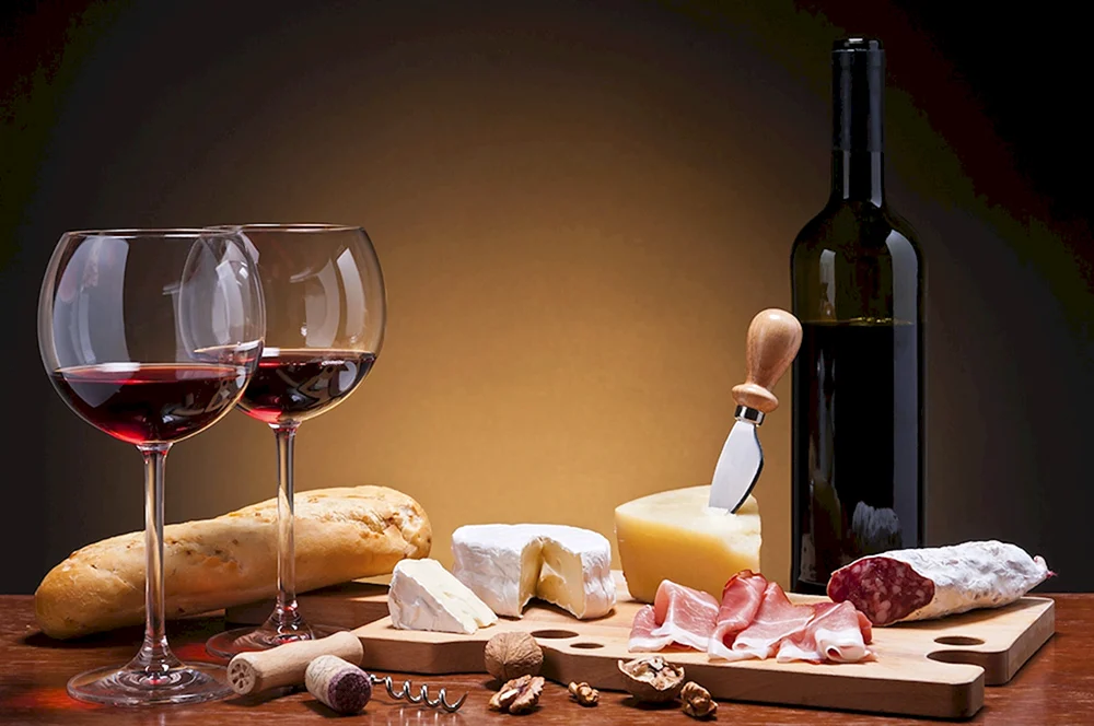 Wein und Käse