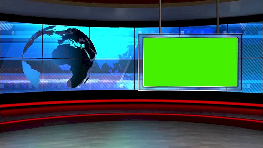 Virtuelles Studio für TV-Kanal