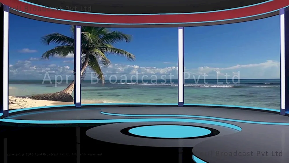 Büro mit Panoramafenstern