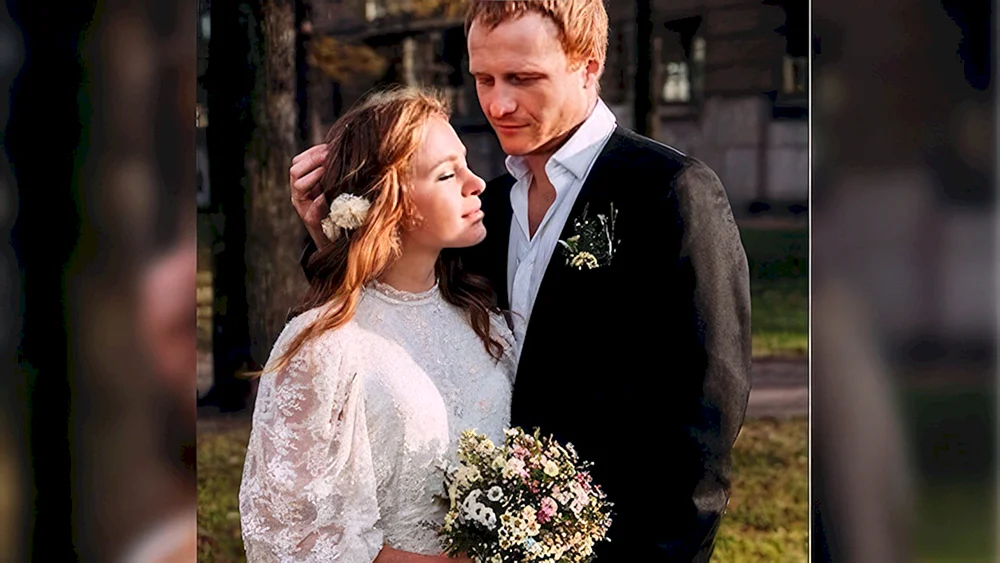 Vitaly Salii und Anna Arefjewa Hochzeit