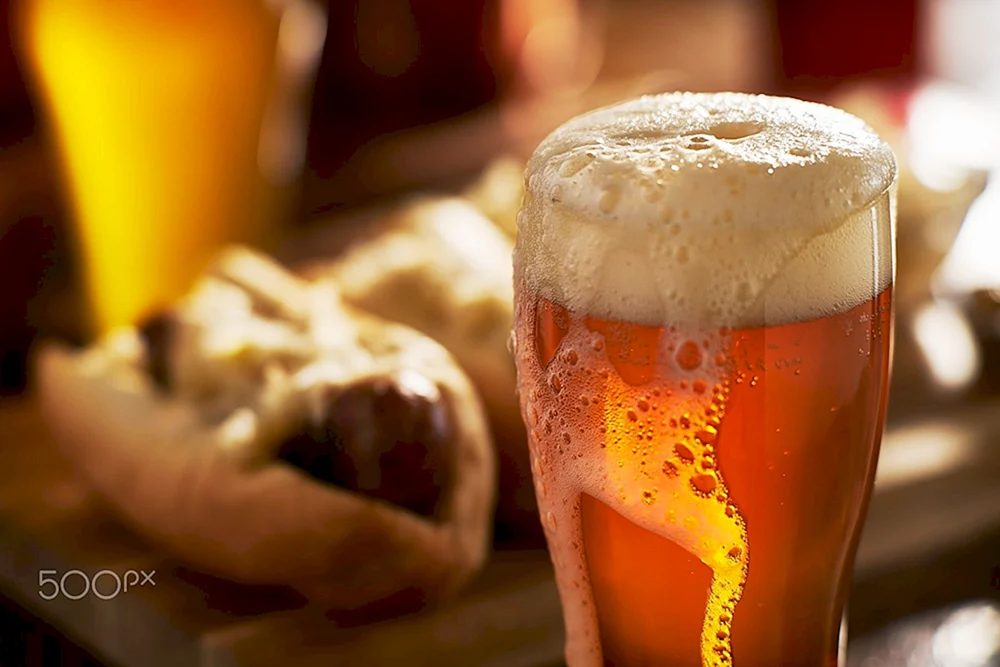 Tag mit einem Glas Bier