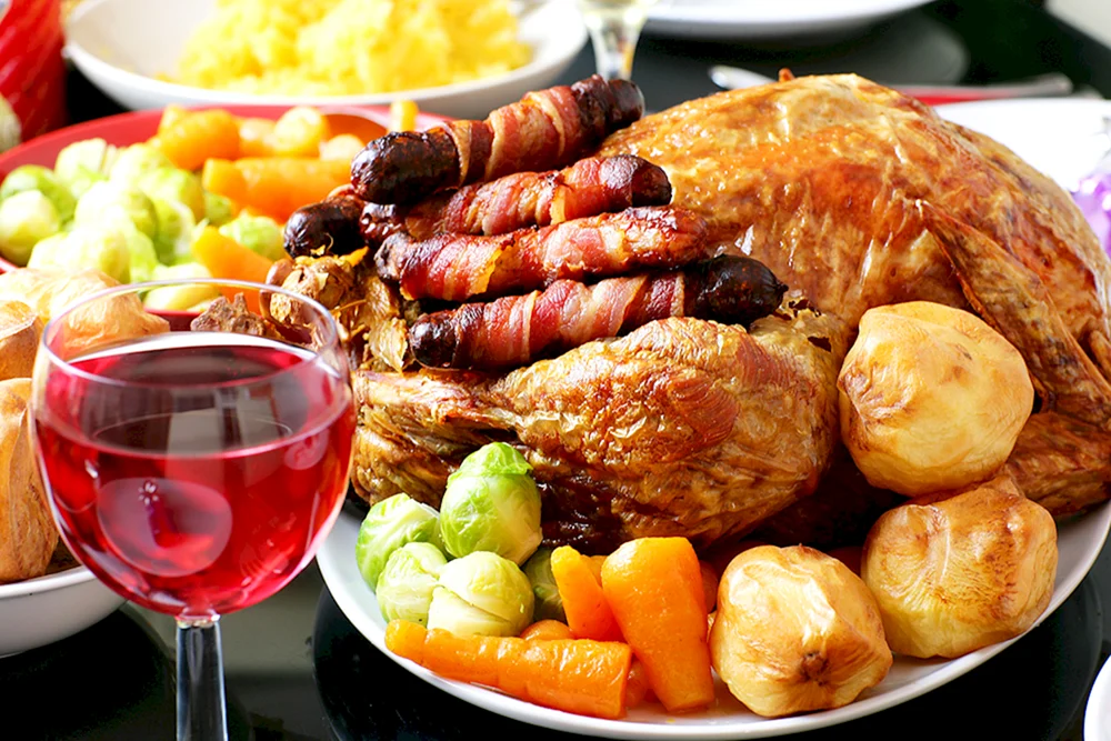 Schönes Essen am Tisch