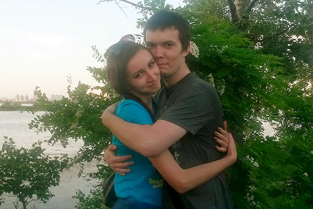 Vlad Lukin mit seiner Frau