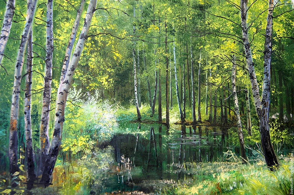 Vladimir Chernov Landschaftsmaler Sommerbilder