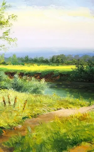 Wladimir Tschernow Landschaftsmaler Sommerbilder