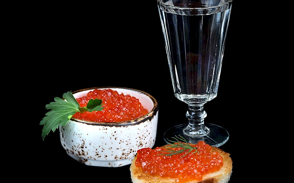 Wodka-Snacks