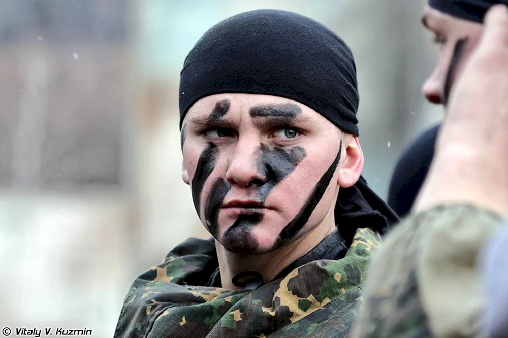 Militärisches Gesichts-Makeup