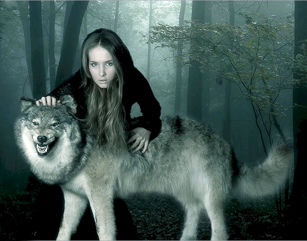 Mädchen und Fuchs