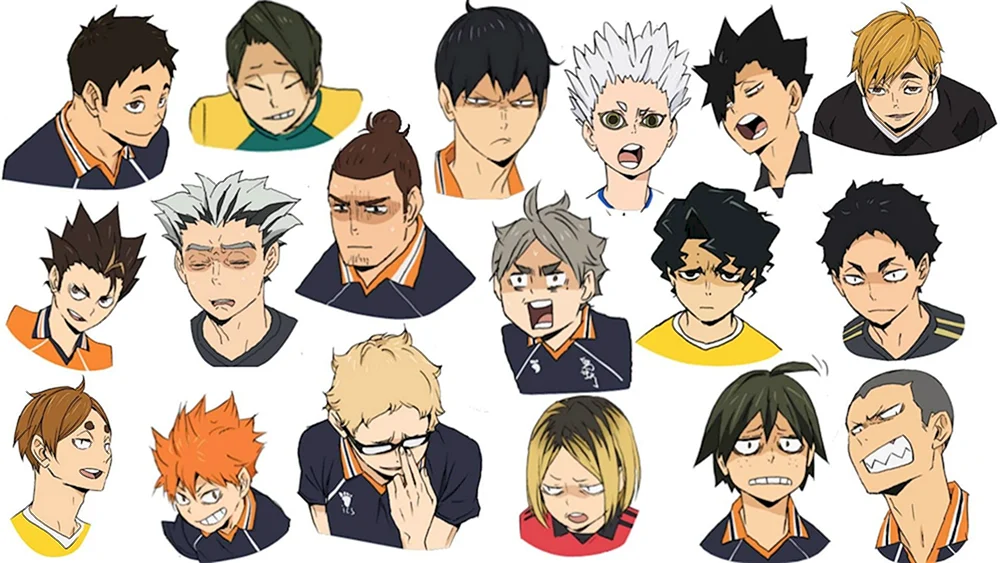 Volleyball Anime Figuren Karasuno