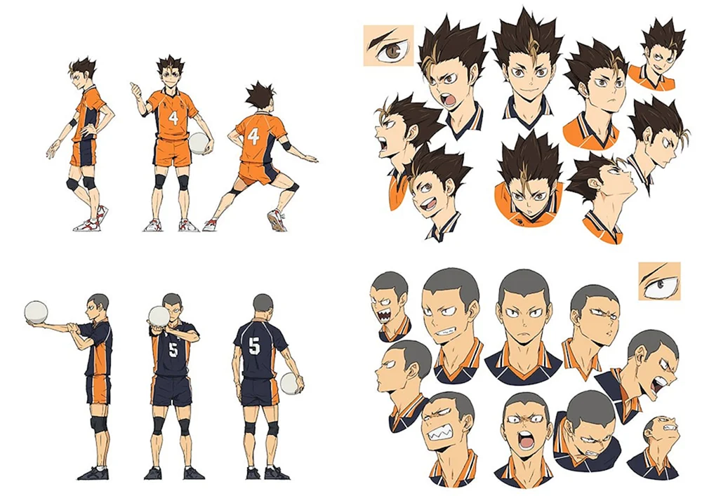 Volleyball Anime Charaktere Nishinoya
