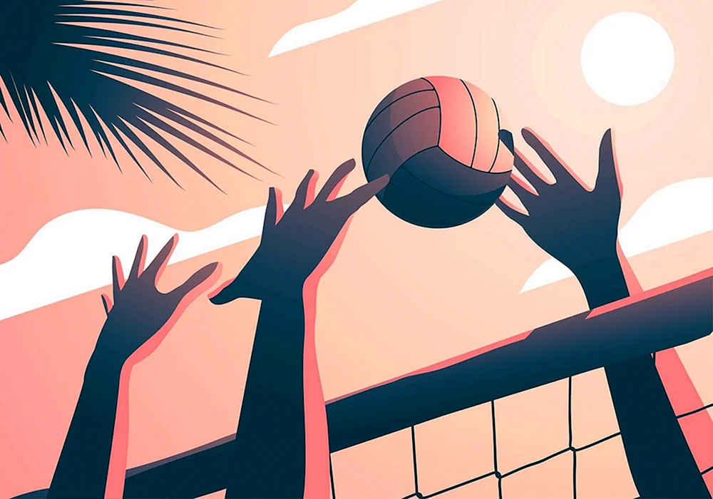 Volleyball Hintergrund