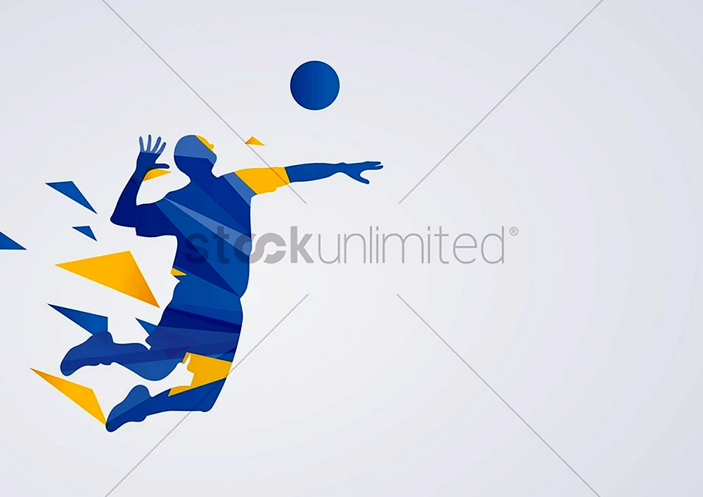 Volleyballrahmen mit Volleybällen