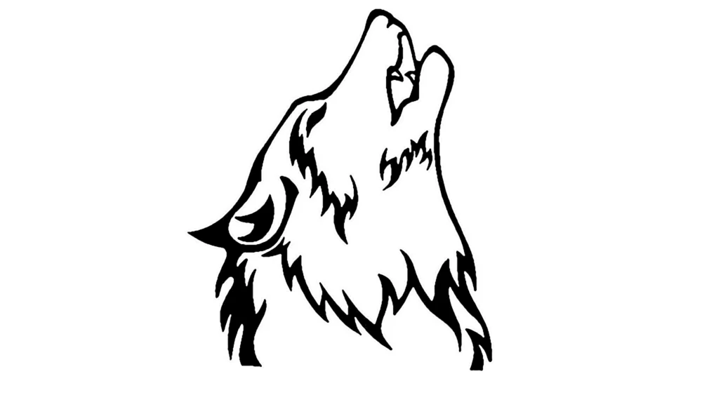 Wolf Zeichnung