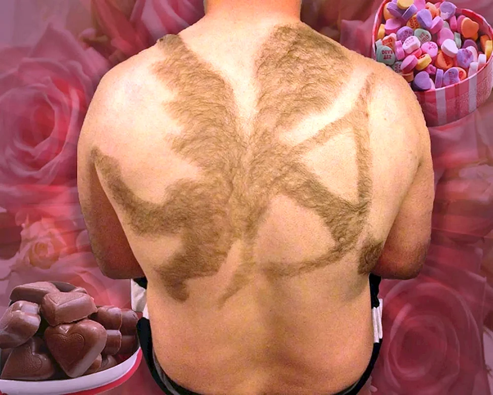 Haariger Rücken bei Männern