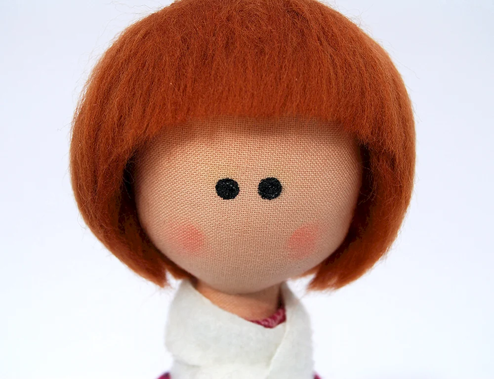 Haare für Filzpuppe
