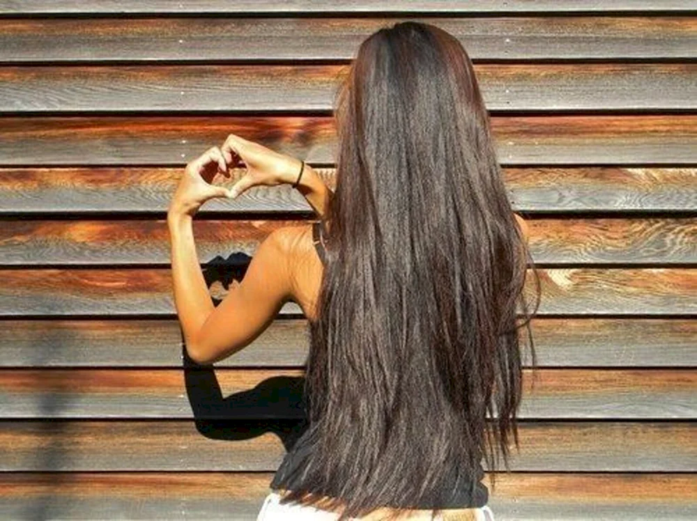Brunette Mädchen von hinten