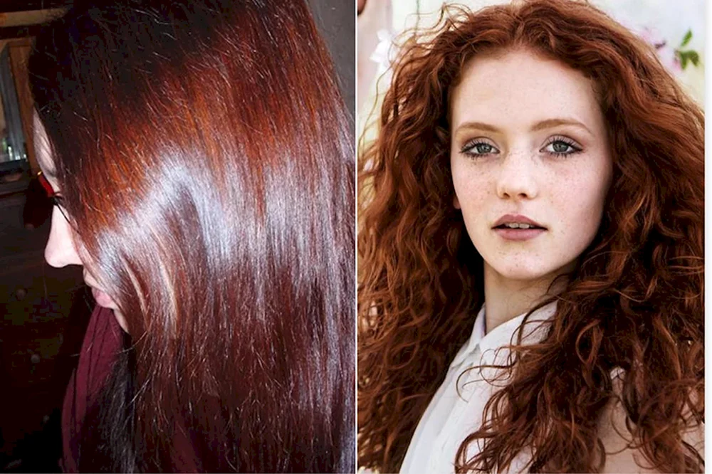 Haar färben nach Henna