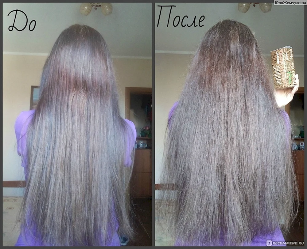 Gewachsene Haare